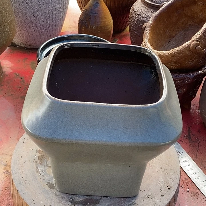 紫砂花盆紫砂瑕疵15.17花盆