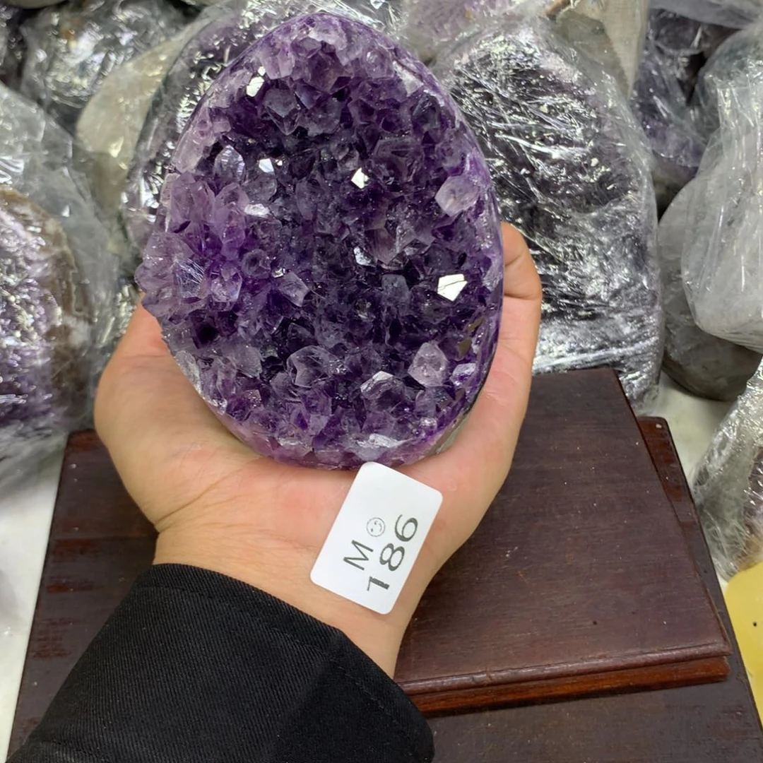 紫晶摆件未镶嵌水晶