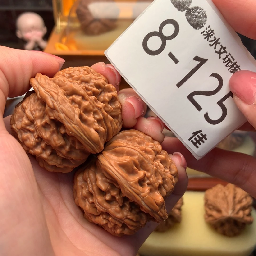 文玩核桃把件43四座楼