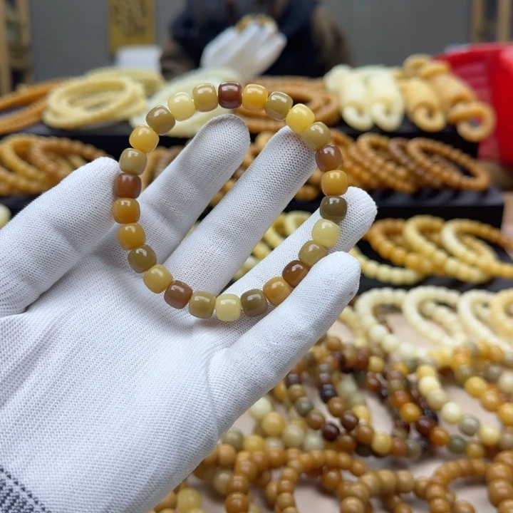 菩提根/象牙果手串8.9 5年 鬼工