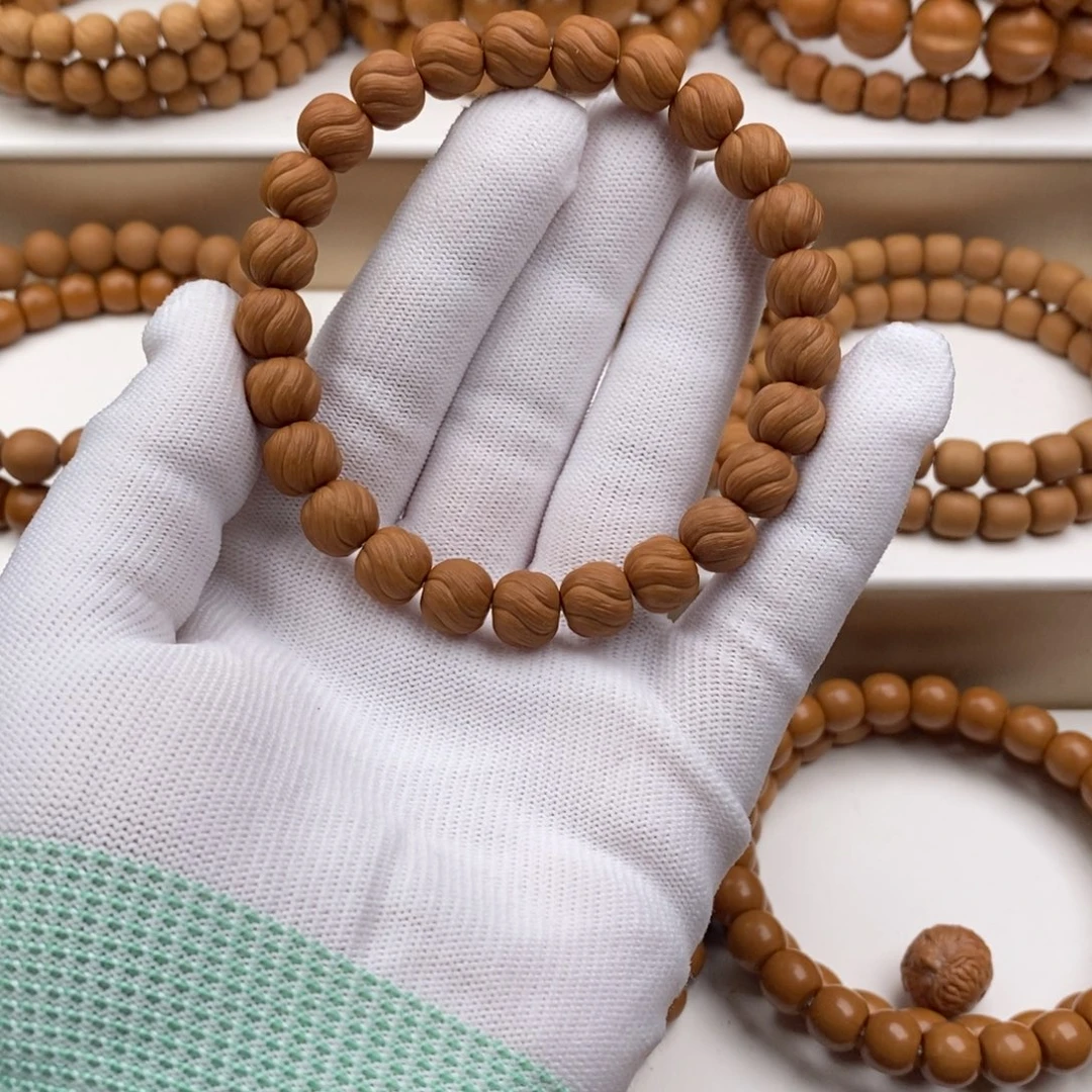 绘***风猴头核桃手串卷卷酥