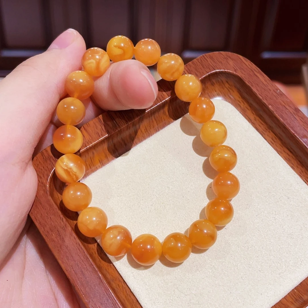 蜜蜡手链未镶嵌手串