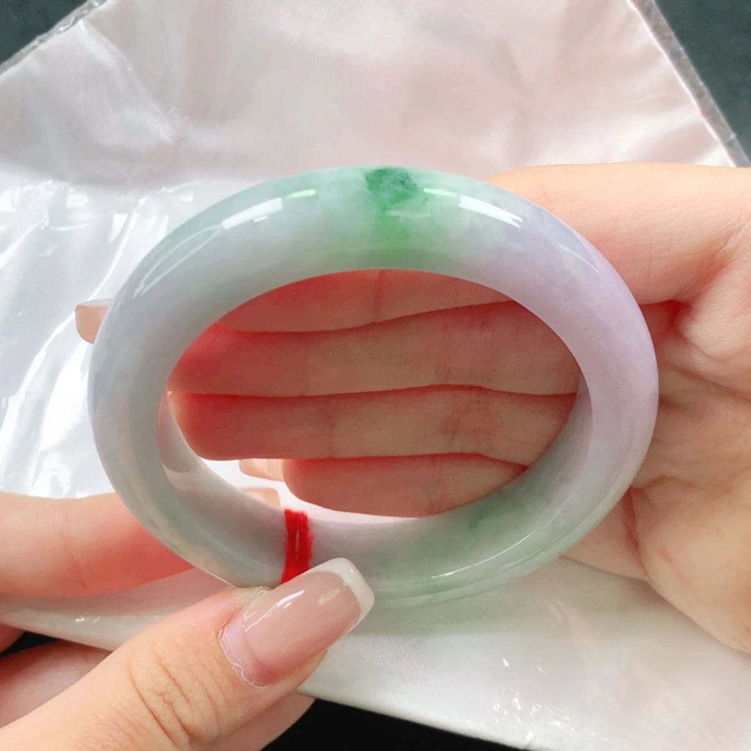 翡翠未镶嵌手镯55圈1287