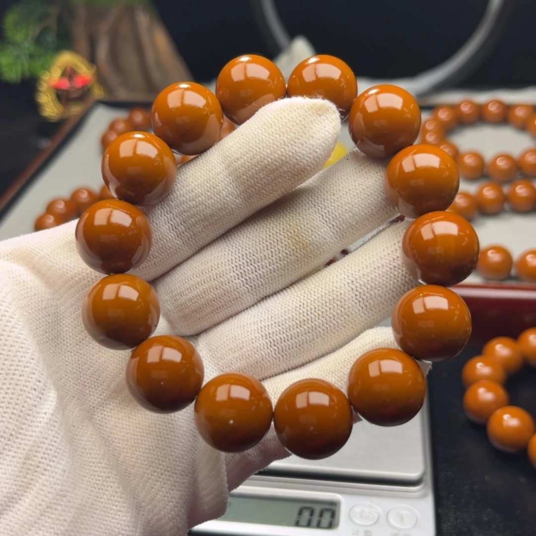 橄榄核手串双**01.65+树王全品铁核 小孔 微瑕