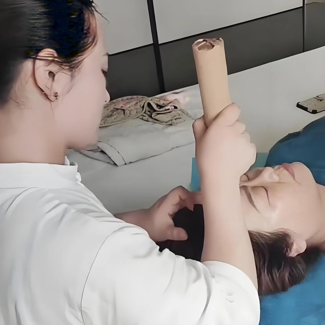 正品野生艾绒面部白里透红美容灸淡斑淡纹提拉紧致4cm脸上穴专用