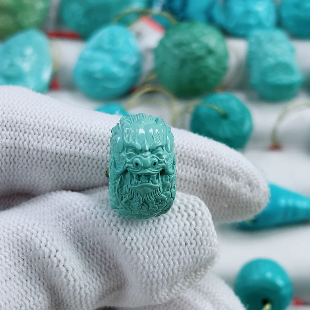 绿松石未镶嵌车挂