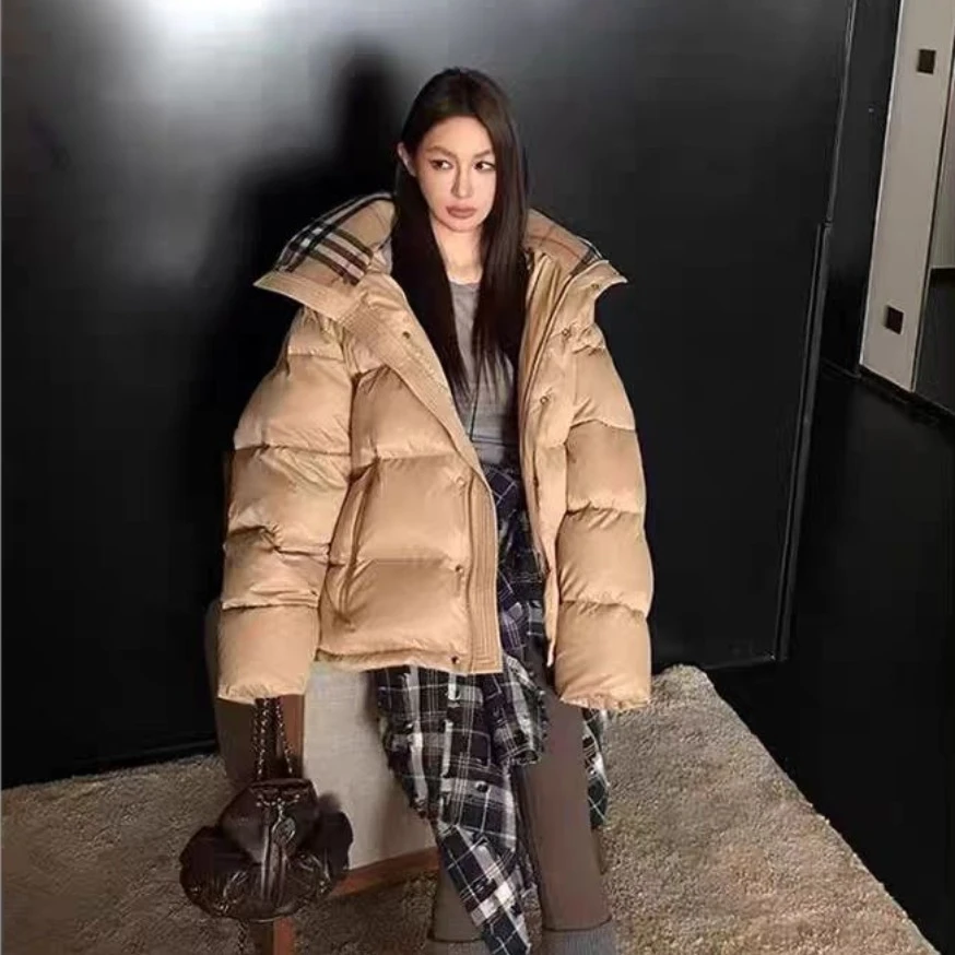 可拆卸袖棉服女2025年冬季新款宽松设计感小众宽松棉袄外套