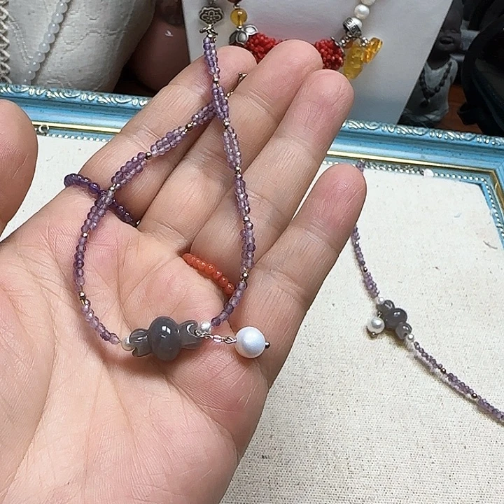 和田玉脚链未镶嵌辽***哥