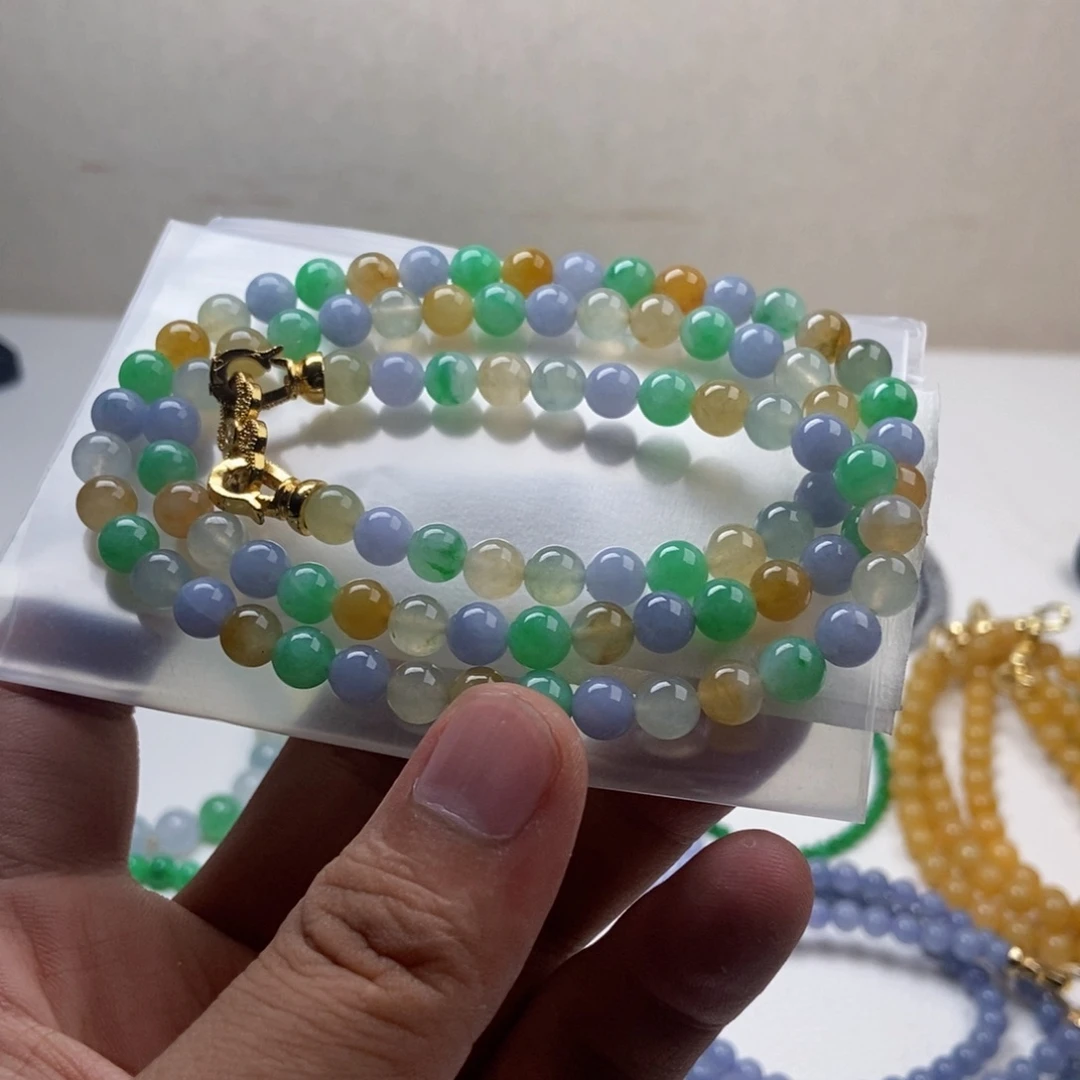 定制翡翠未镶嵌天然缅甸a货卡6.8