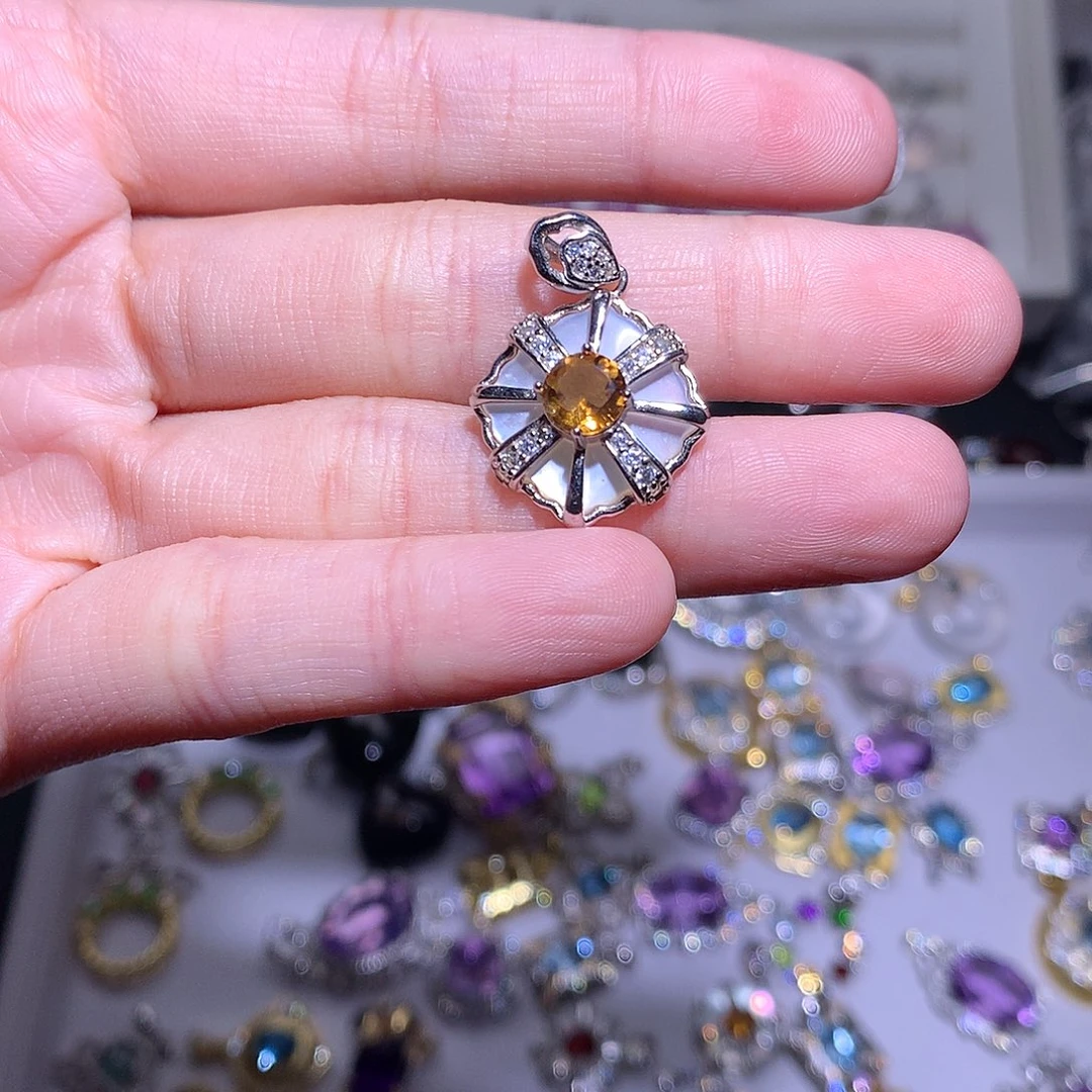 银S925镶嵌戒指紫晶