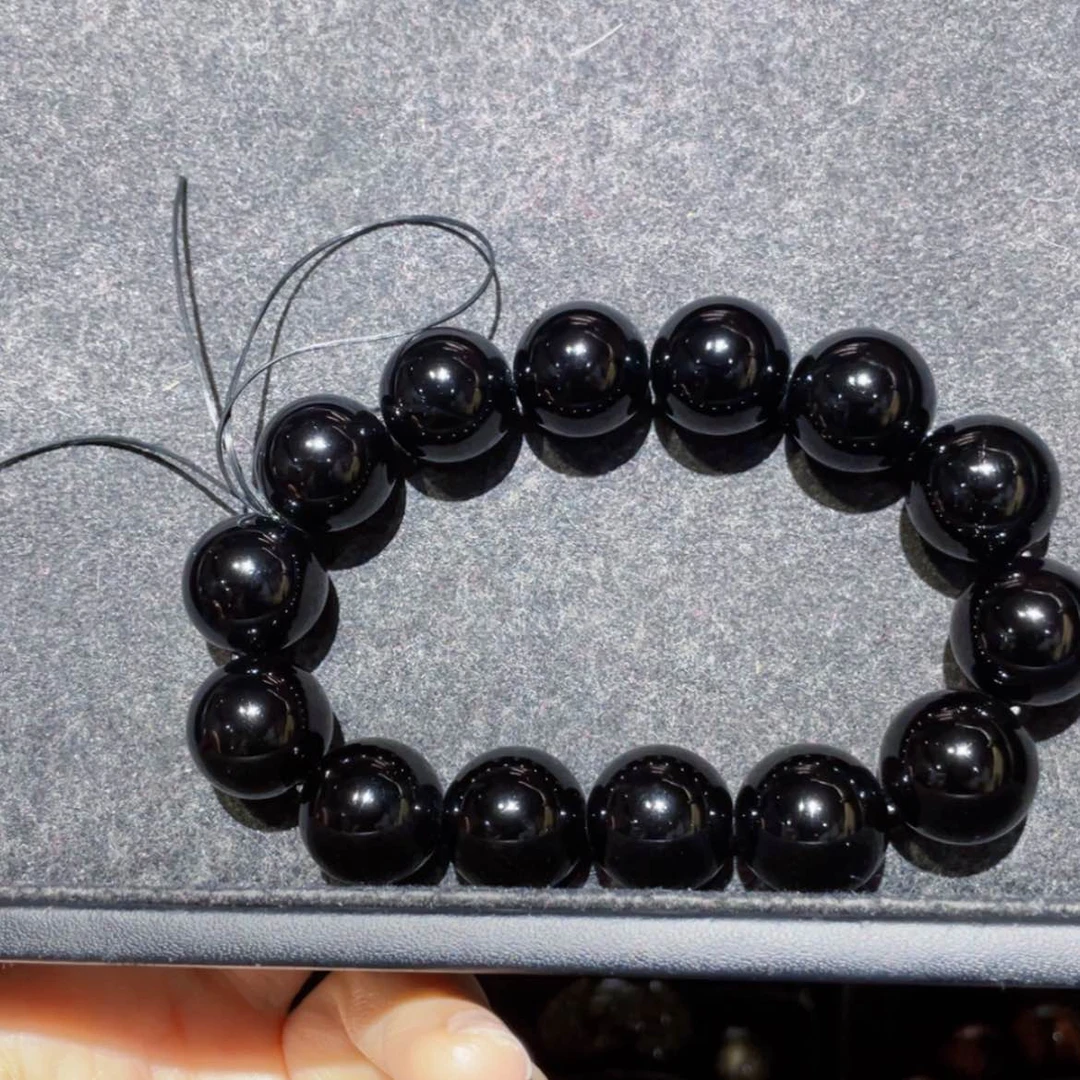 【闪购商品】黑曜岩手链未镶嵌l****?