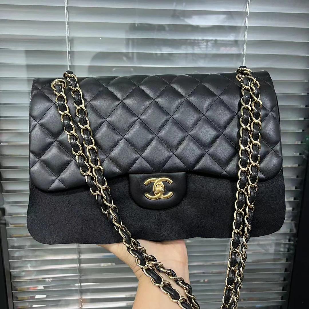 99新 Chanel/香奈儿 【文子姐专属】/D2120/Chanel黑金jumbo