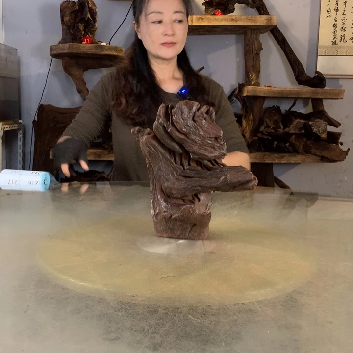 大***藏天然的云南紫柚木会黄