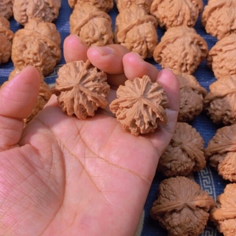 【闪购商品】吊坠文玩核桃༺****三棱34