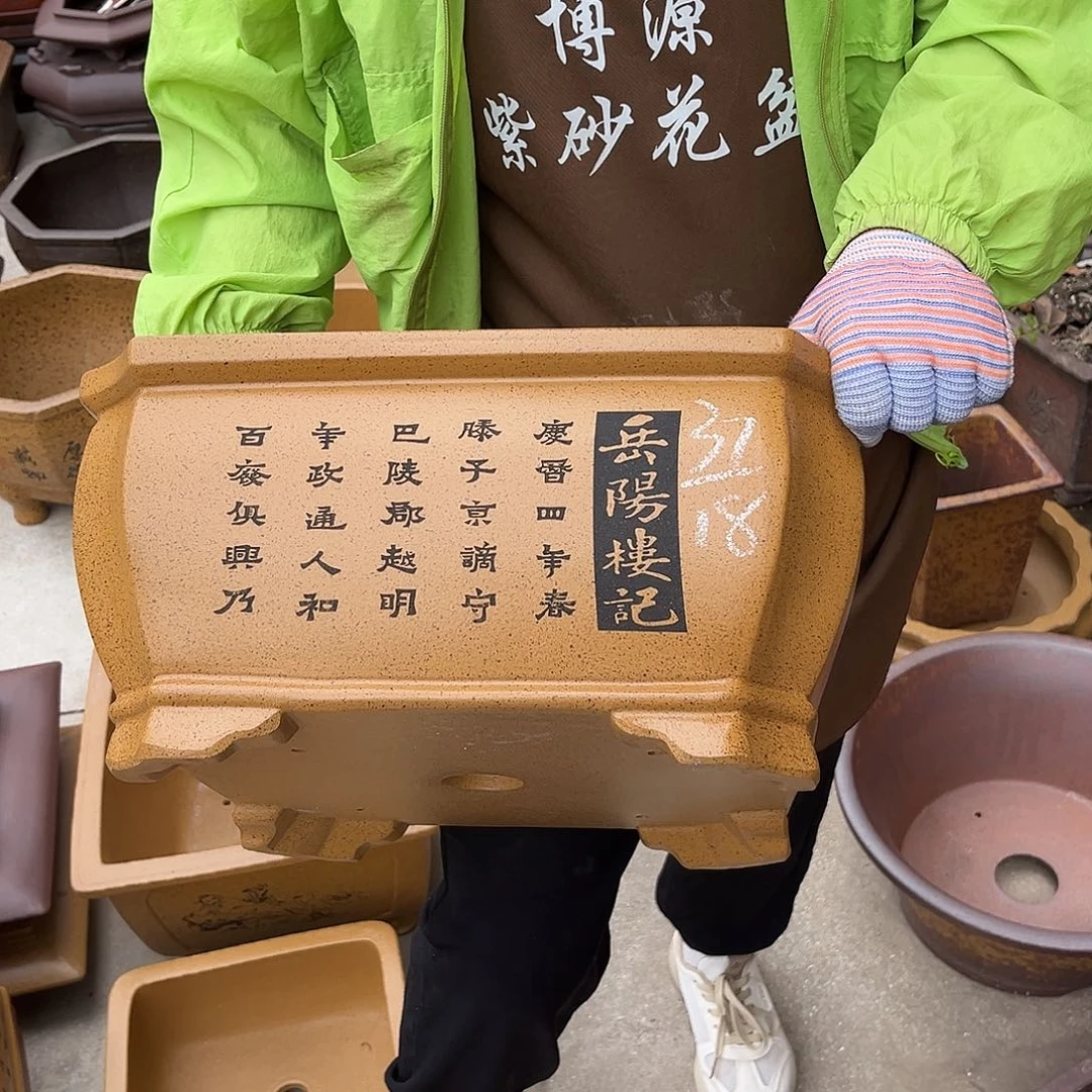 紫砂花盆盆景艺术