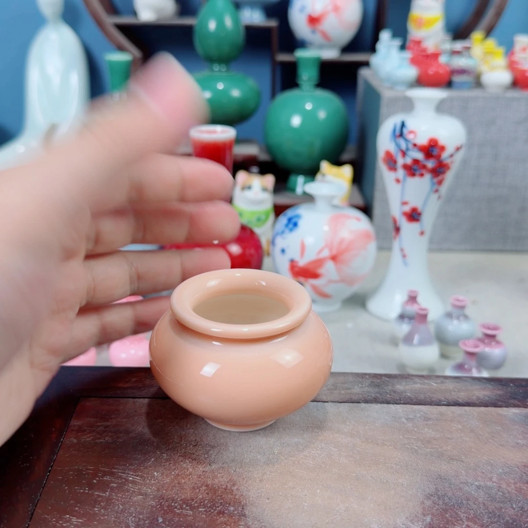 陶瓷手工小花器摆件