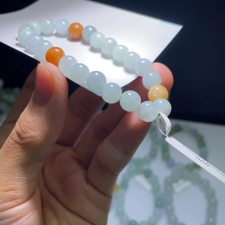 未镶嵌手串翡翠翡翠