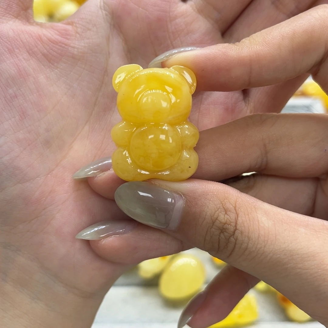 琥珀颈饰未镶嵌天然琥珀