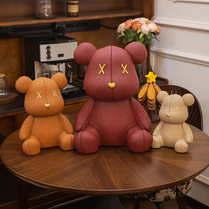 存钱罐新款暴力熊只进不出大号储钱罐客厅摆件网红大容量饰品