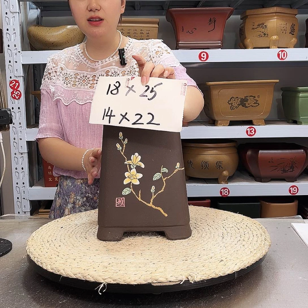 紫砂花盆紫砂花盆