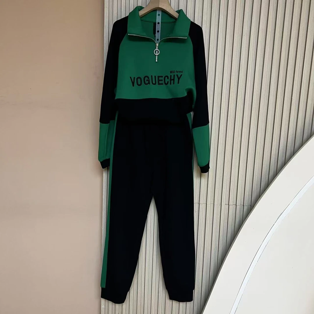 新品女装显瘦百搭韩版时尚休闲运动套装678