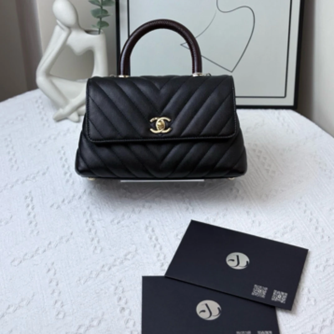 95新 Chanel/香奈儿 蜥蜴纹荔枝牛小号V纹 30开/20年/JW5759