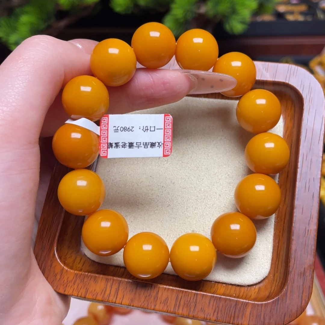 蜜蜡手链未镶嵌手串