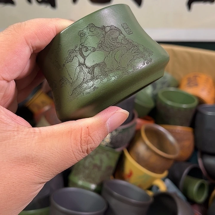 茶杯紫砂全手工紫砂主人杯