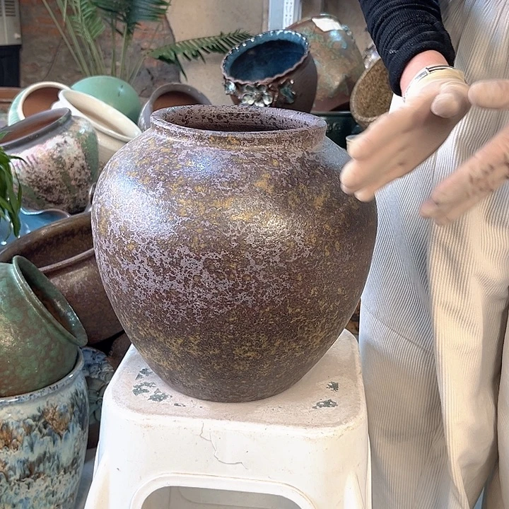 正品口17高28花盆……