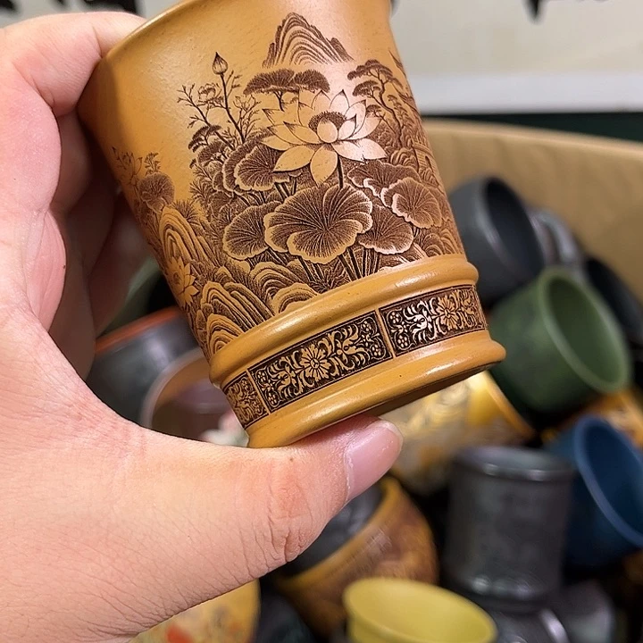 茶杯紫砂全手工紫砂主人杯