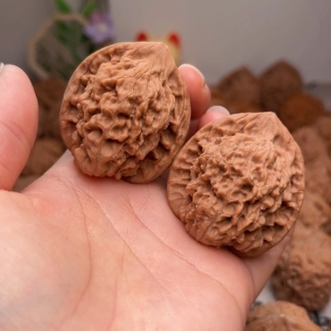 吊坠文玩核桃39加官帽