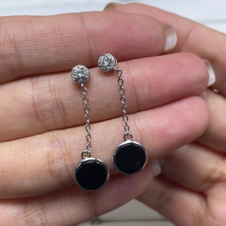 翡翠耳饰银S925镶嵌江***@489999999999