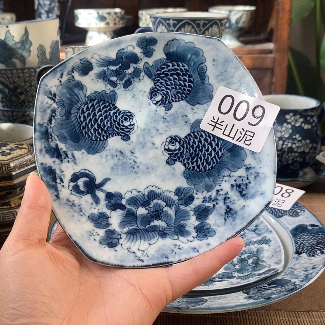 手工手绘青花高温陶瓷
