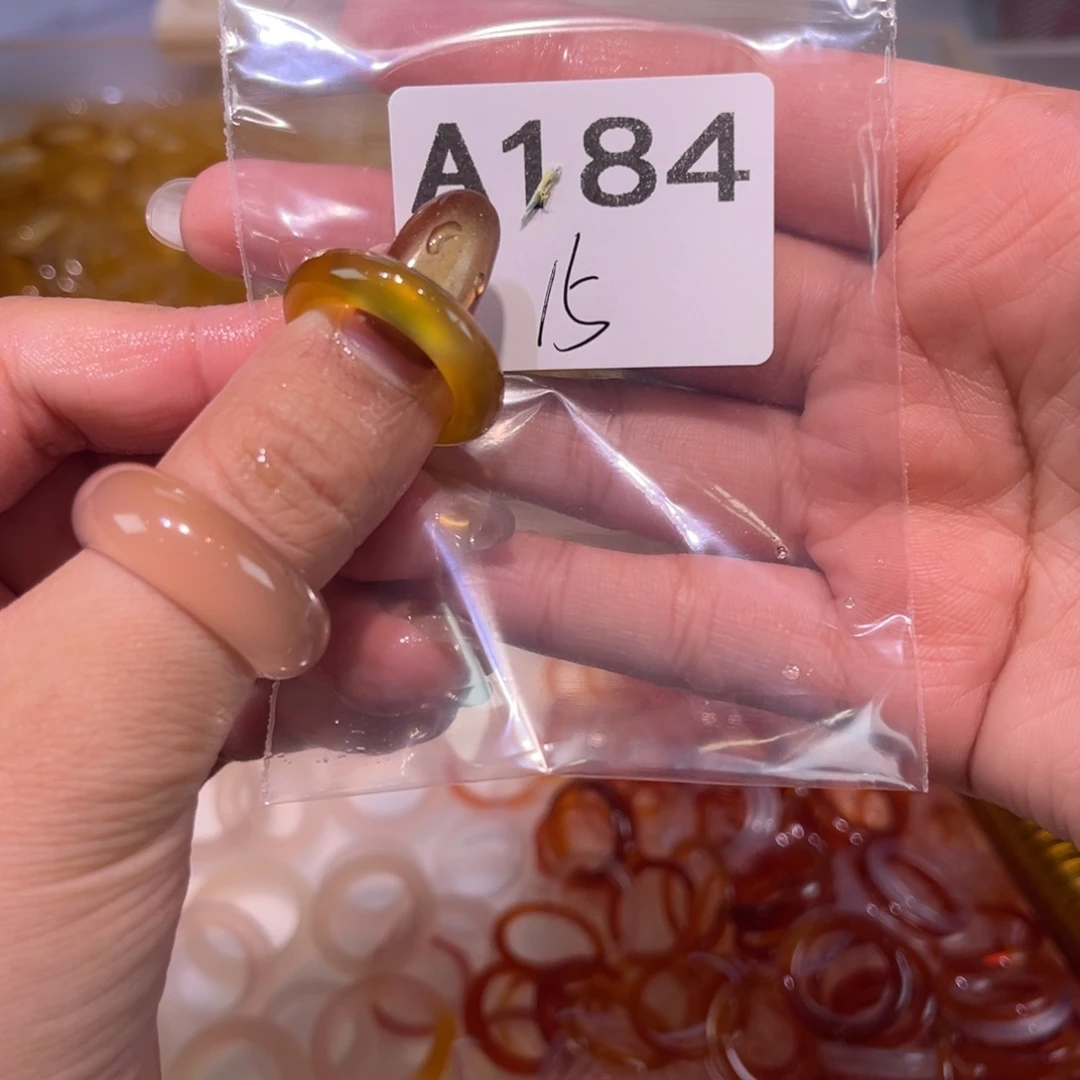 玛瑙/玉髓未镶嵌戒指184