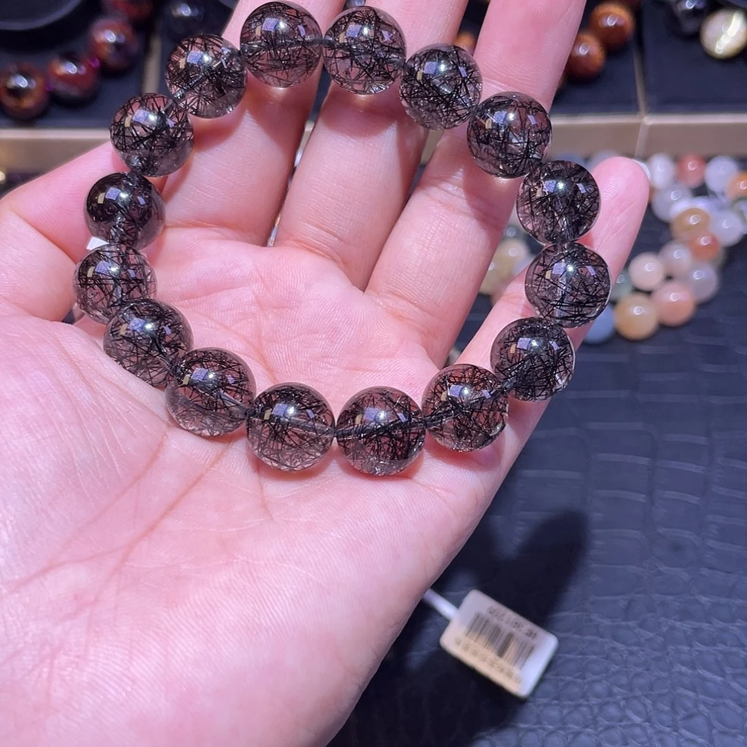 金****未镶嵌手链水晶黑发手链
