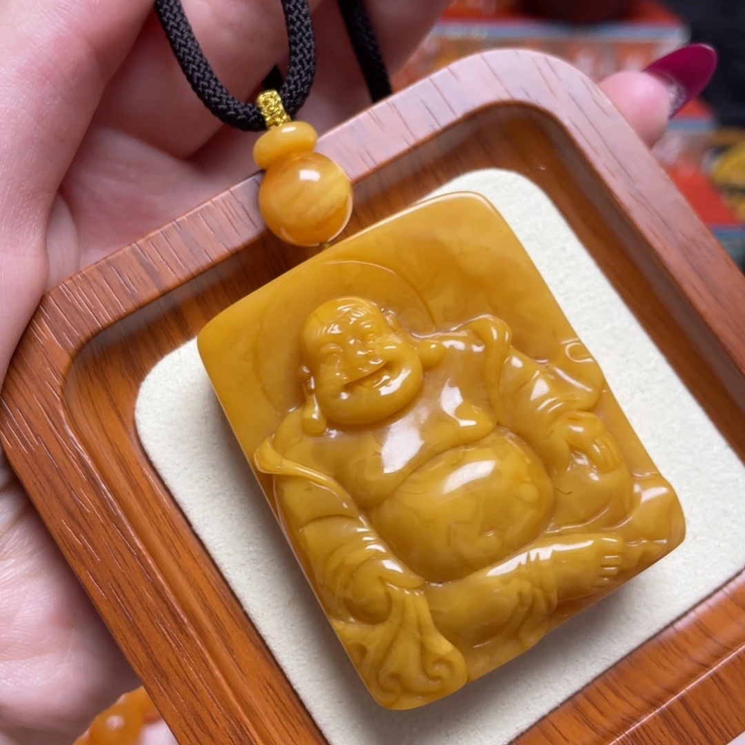 蜜蜡颈饰未镶嵌项链