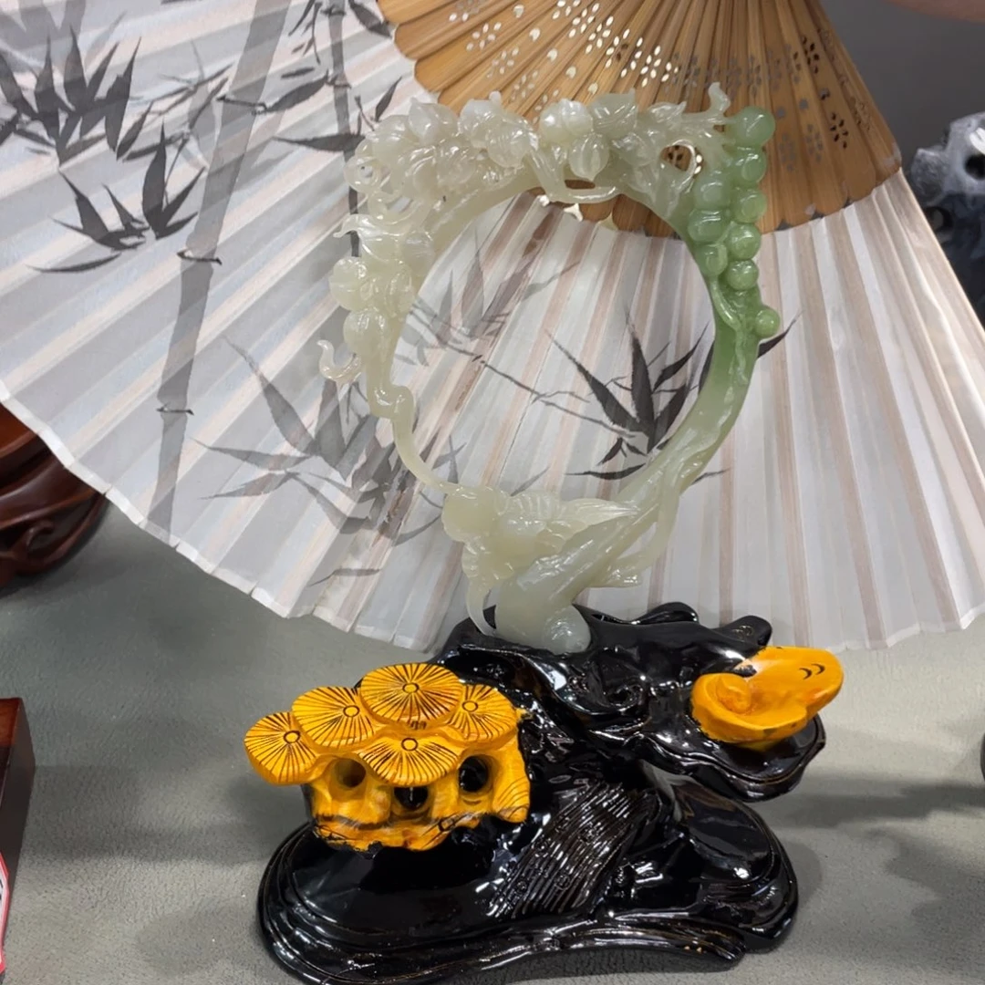 和田玉未镶嵌摆件