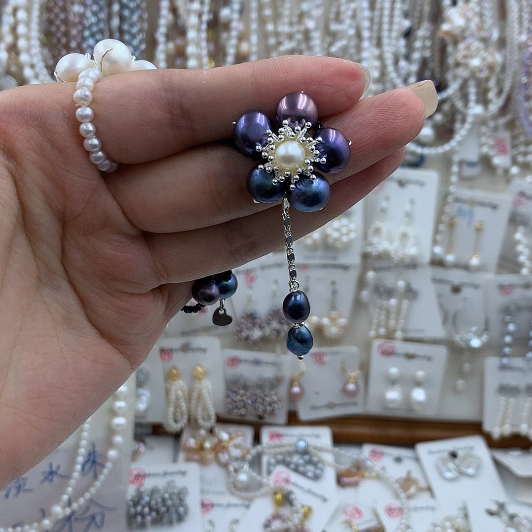 淡水珍珠合金颈饰