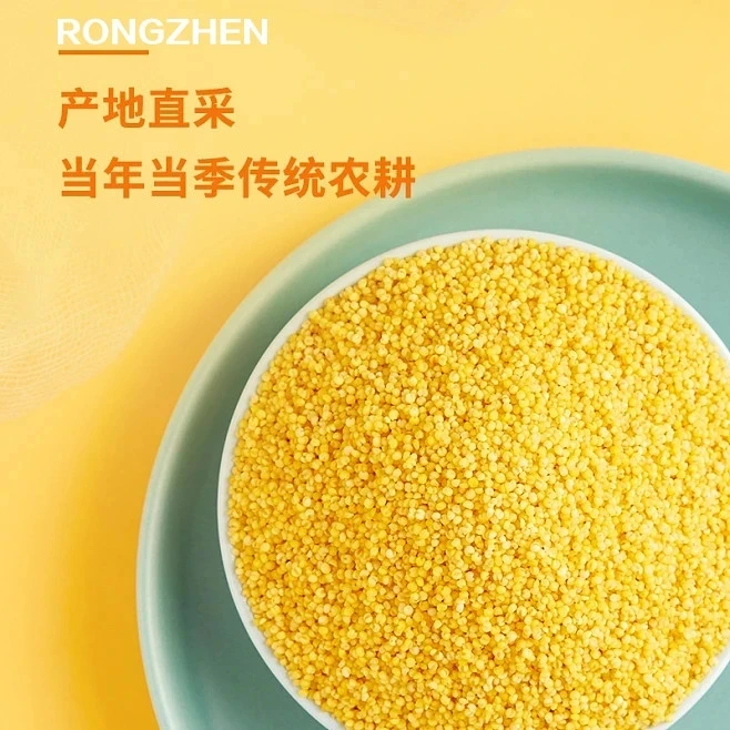 延安黄小米5斤装宝宝米月子米当季新小米