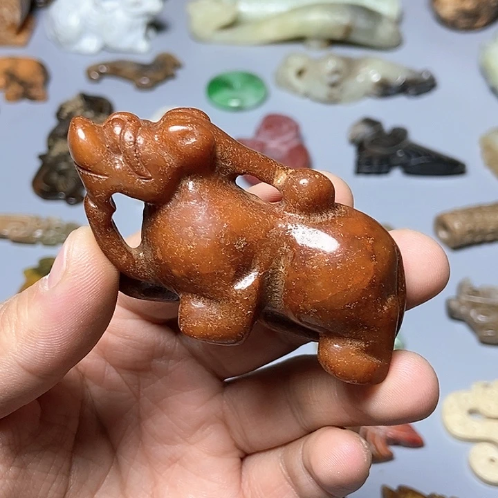 和田玉未镶嵌颈饰194