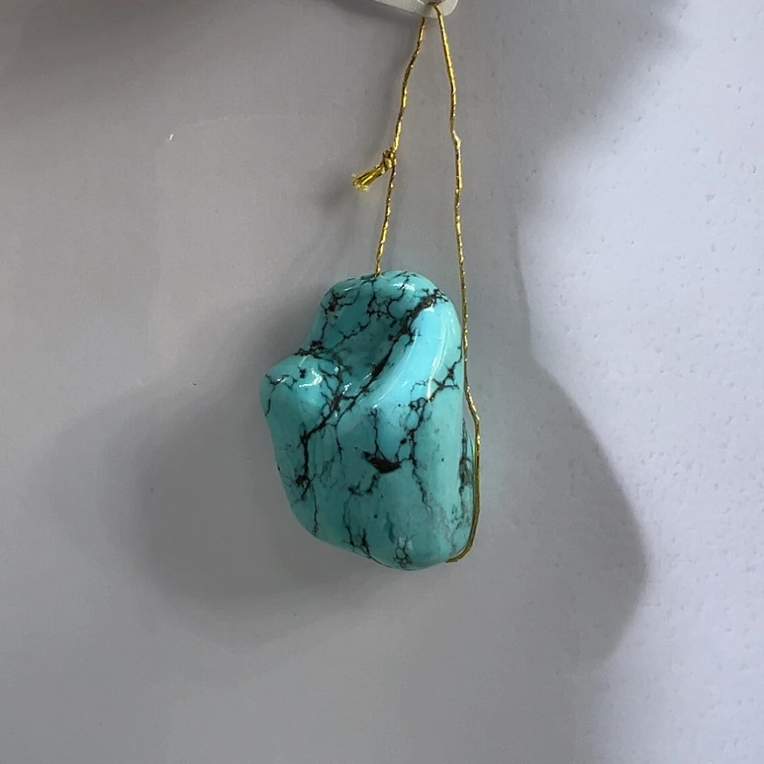 绿松石未镶嵌挂件