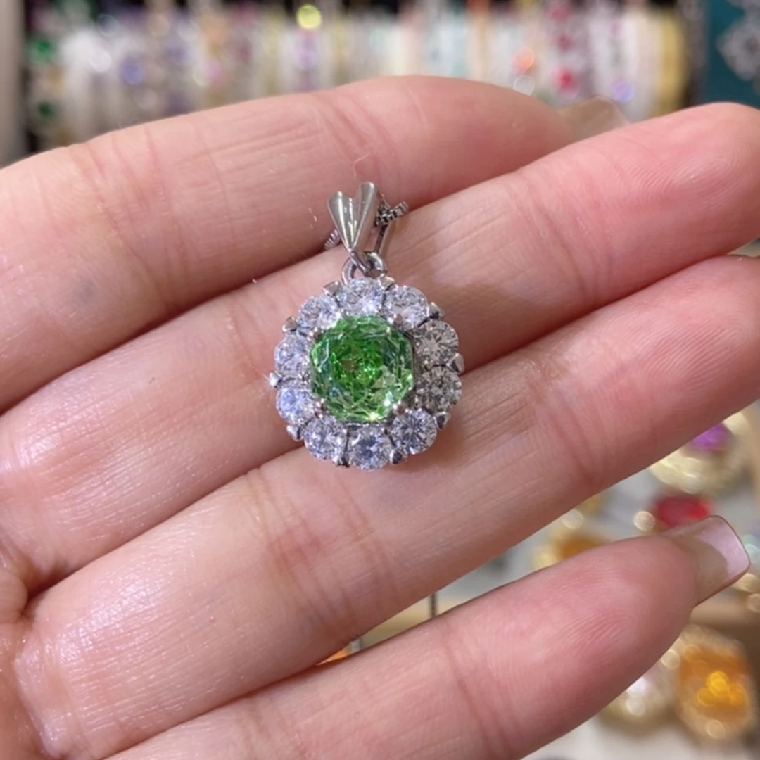 66锆石（处理）吊坠