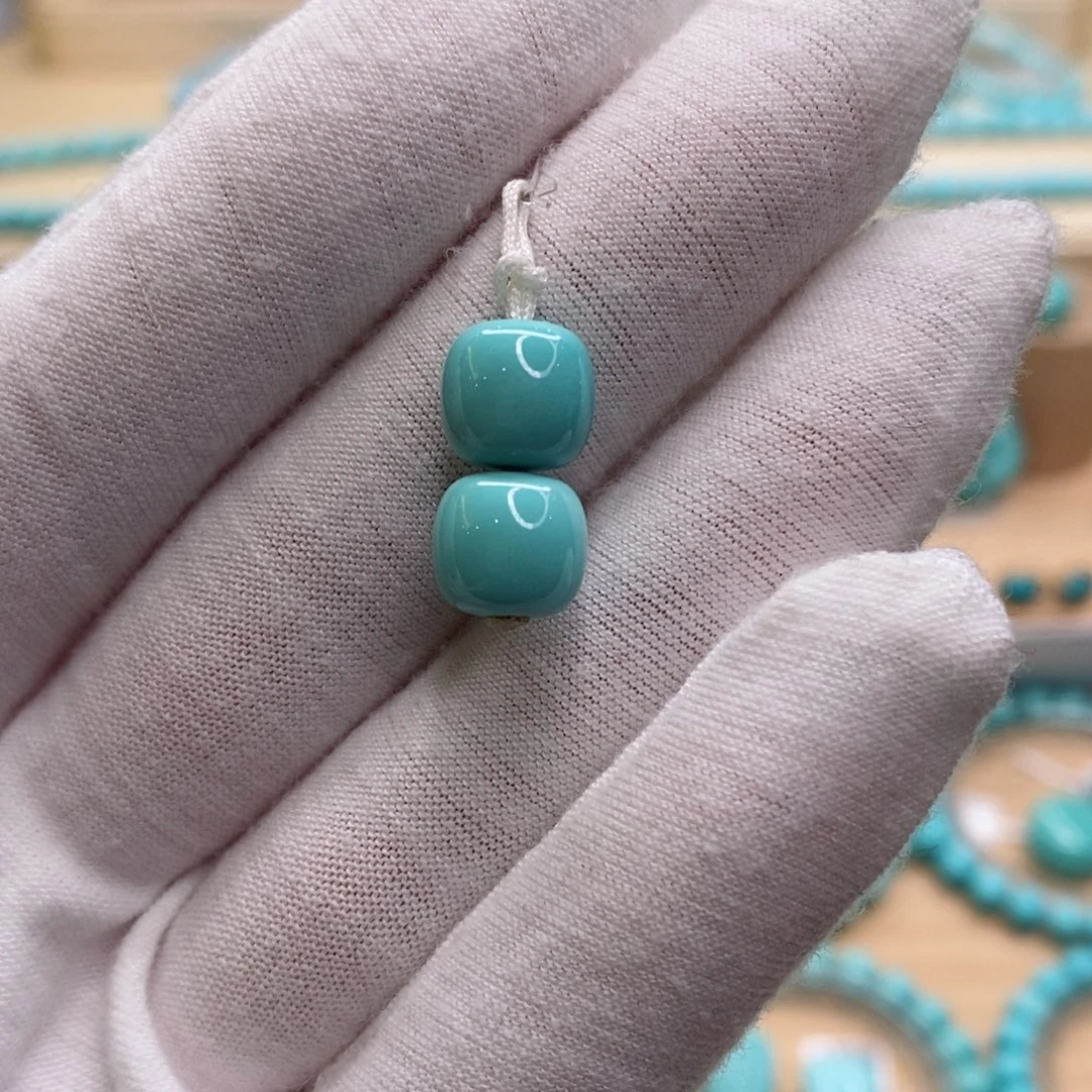 绿松石未镶嵌珠宝奇石8.9mm