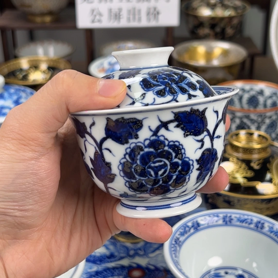 愿****瓷片景德镇手工手绘陶瓷
