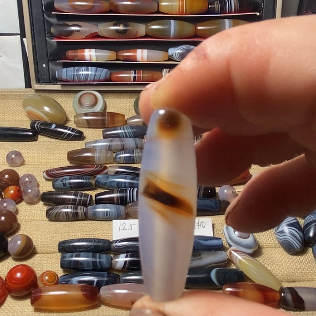 玛瑙/玉髓合金颈饰