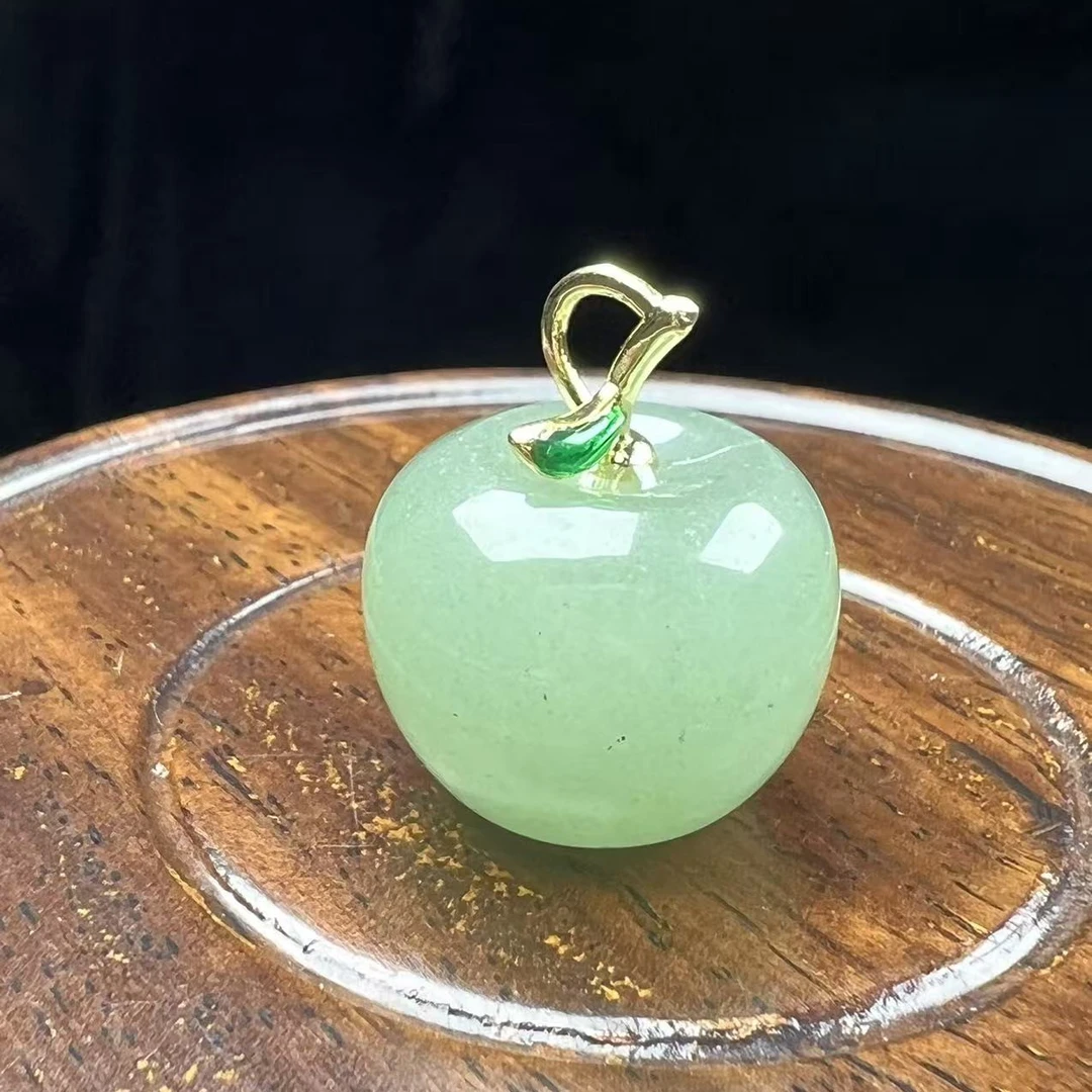 天然玉石东陵玉苹果吊坠【多样性发货拍一发一】