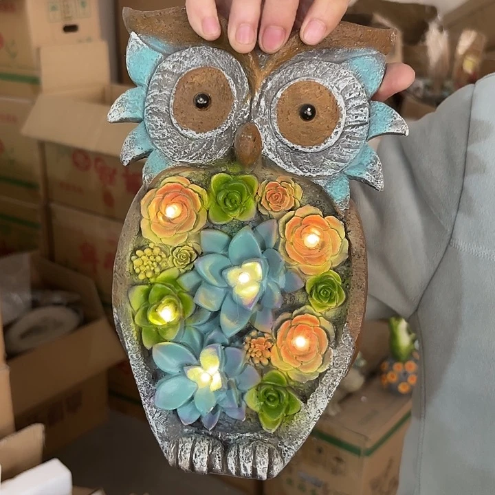 瓷片样品哟哟样品哟猫头鹰灯