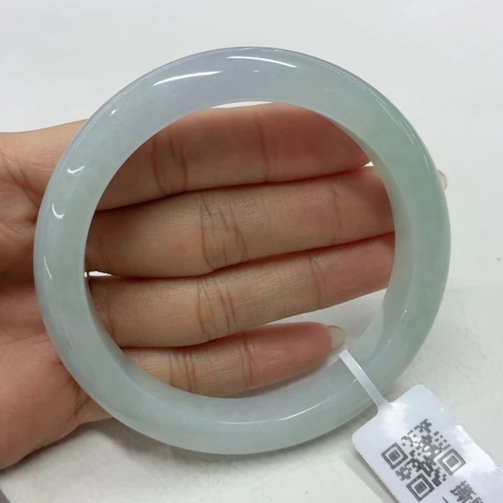 翡翠未镶嵌手镯缅甸翡翠手镯59.7大圈口