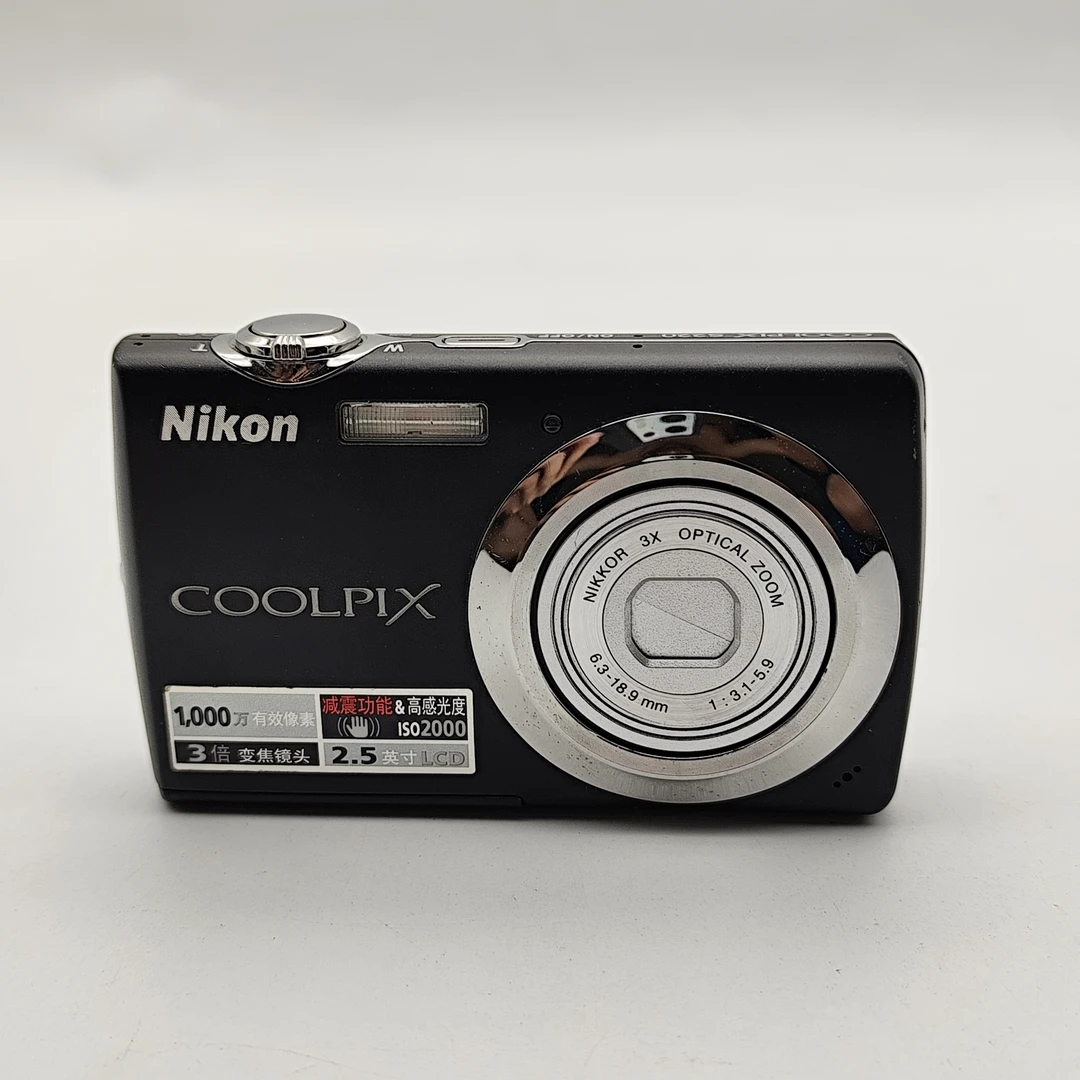 9新 Nikon/尼康 人像ccd相机尼康s220黑色1000w像素数码相机照相