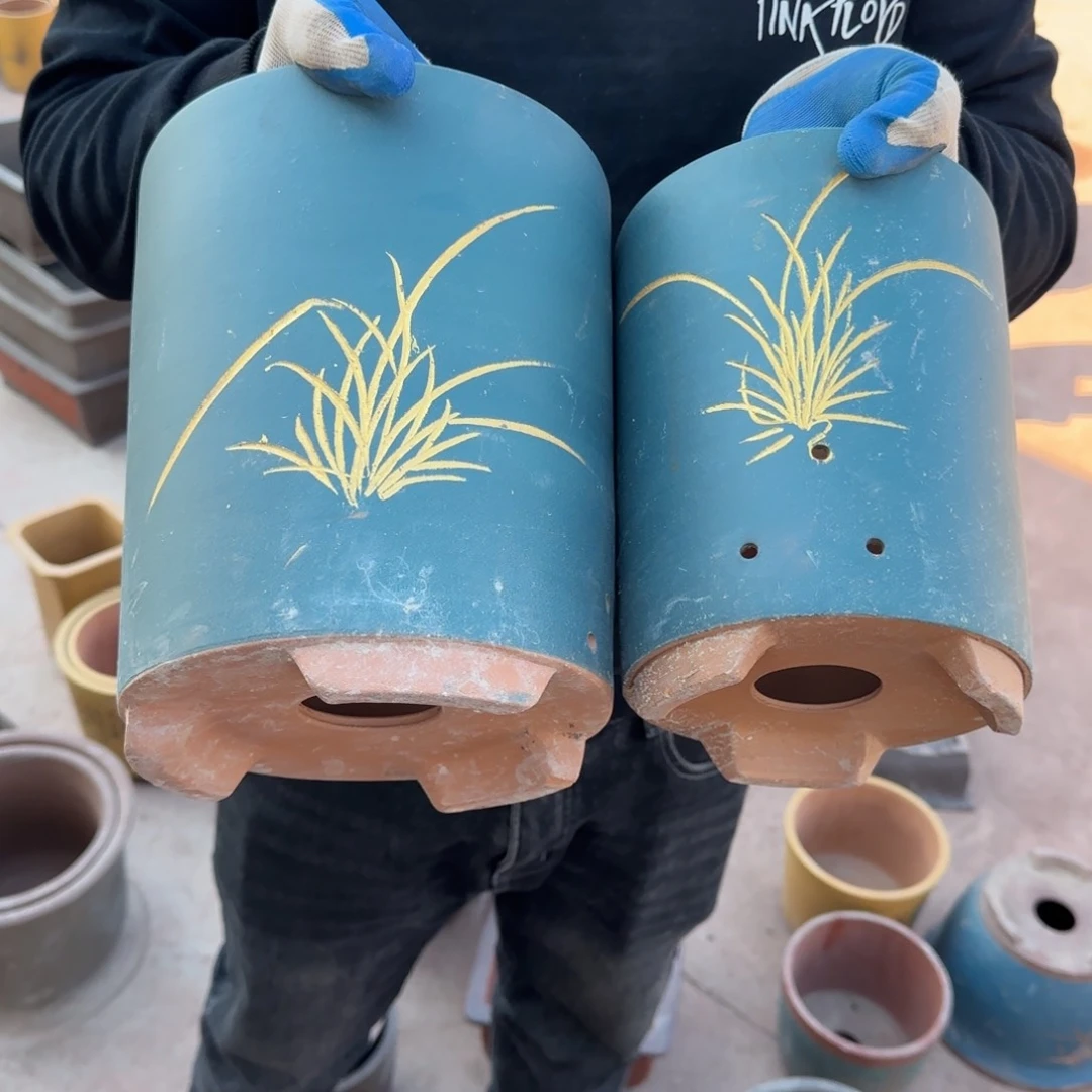 紫砂花盆瑕疵和瑕疵